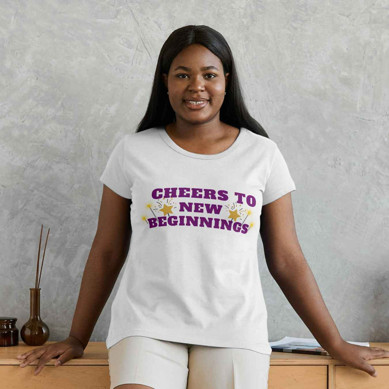 Cheers To New Beginnings T-shirt