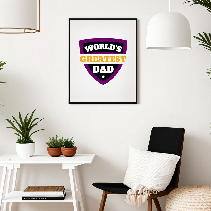 World's Greatest Dad Wall Art