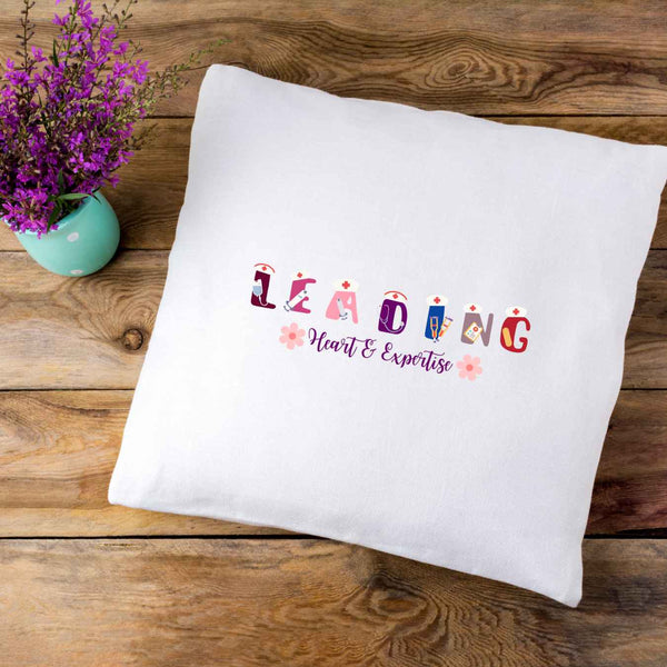 Leading with Heart & Expertise Pillow