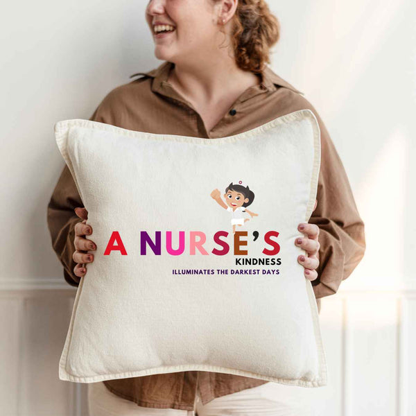 A Nurse's Kindness Illuminates the Darkest Days Pillow