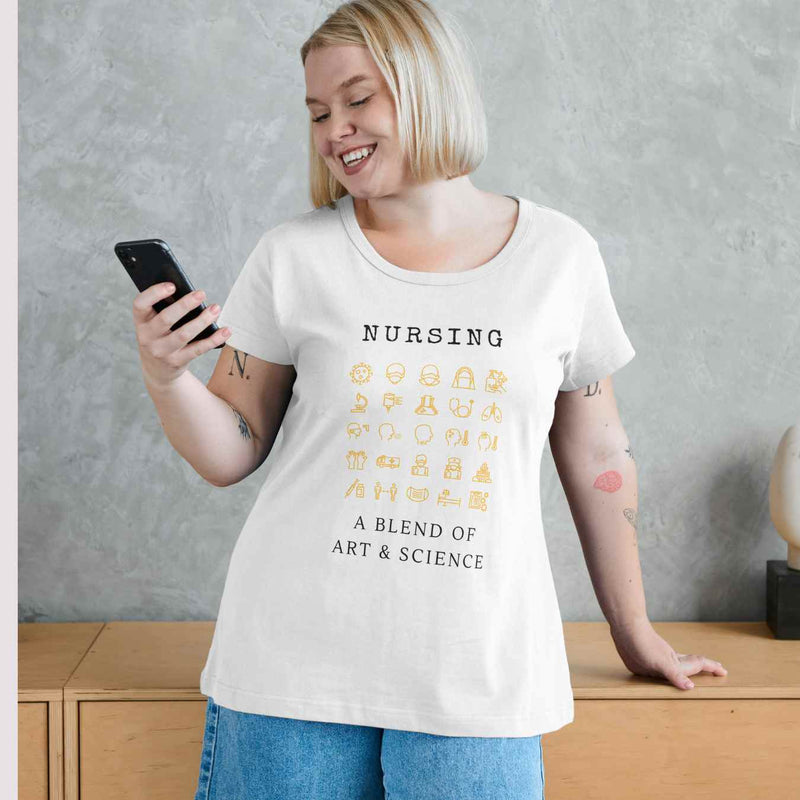 Nursing: A Blend of Art & Science T-shirt